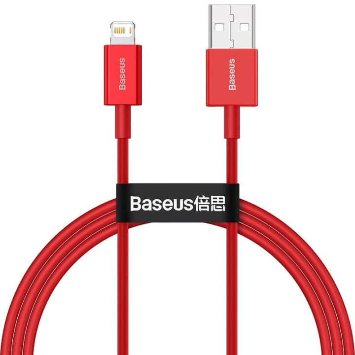KABEL BASEUS LIGHTNING 2.4A 1M RED