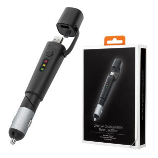 POWER BANK FOREVER 2600MAH+ŁAD SAMOCH BLACK