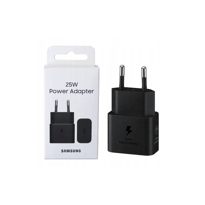 KOSTKA ŁAD SIEC SAMSUNG USB-C 25W FAST BLACK