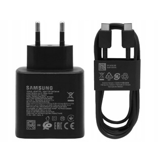 ŁAD SIE SAMSUNG FAST CHARGER 45W USB TYP C 3A BLAC