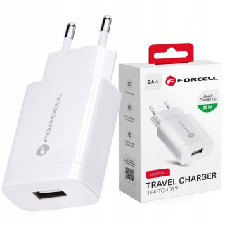 KOSTKA ŁAD SIEC FORCELL USB 18W FAST CHARGER