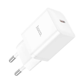 KOSTKA ŁAD SIECIOWEJ HOCO USB-C 20W PD WHITE