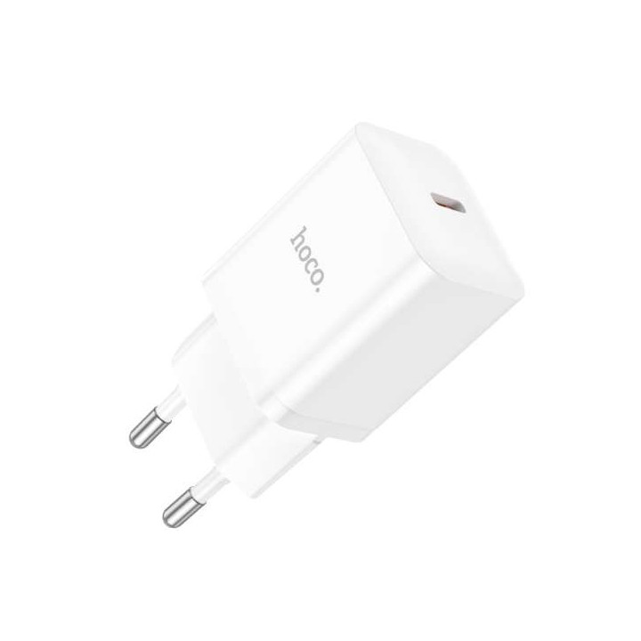 KOSTKA ŁAD SIECIOWEJ HOCO USB-C 20W PD WHITE