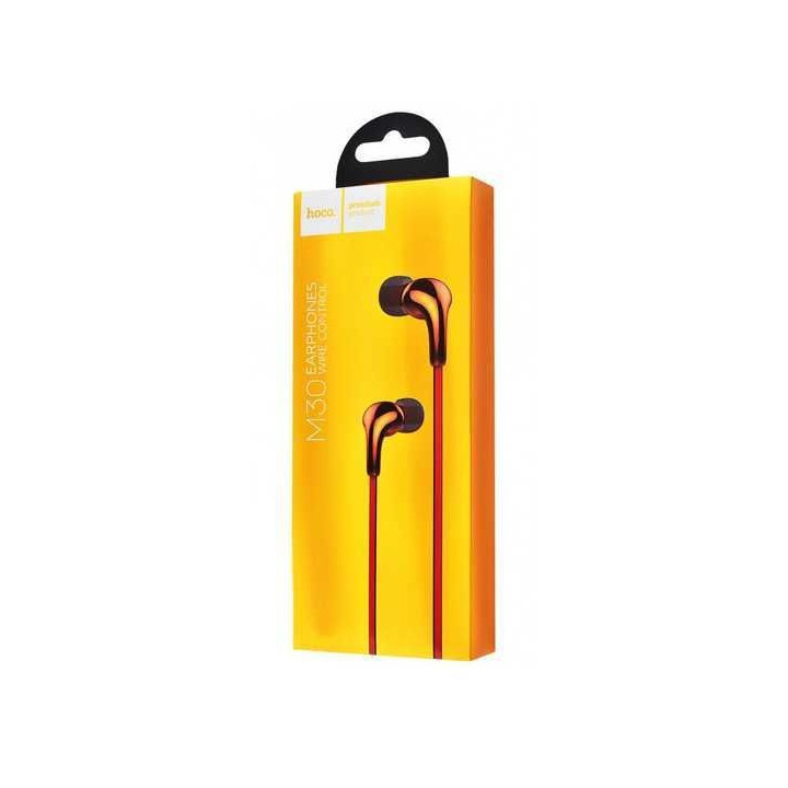 SŁUCHAWKI HOCO Z MIKROFONEM M30 ORANGE
