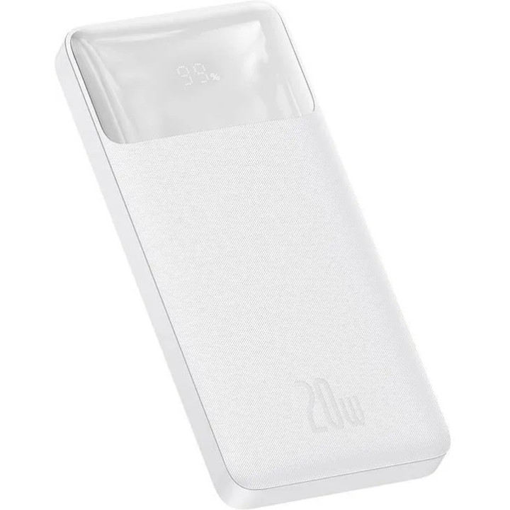 POWER BANK BASEUS BIPOW 20W 10000MAH WHITE