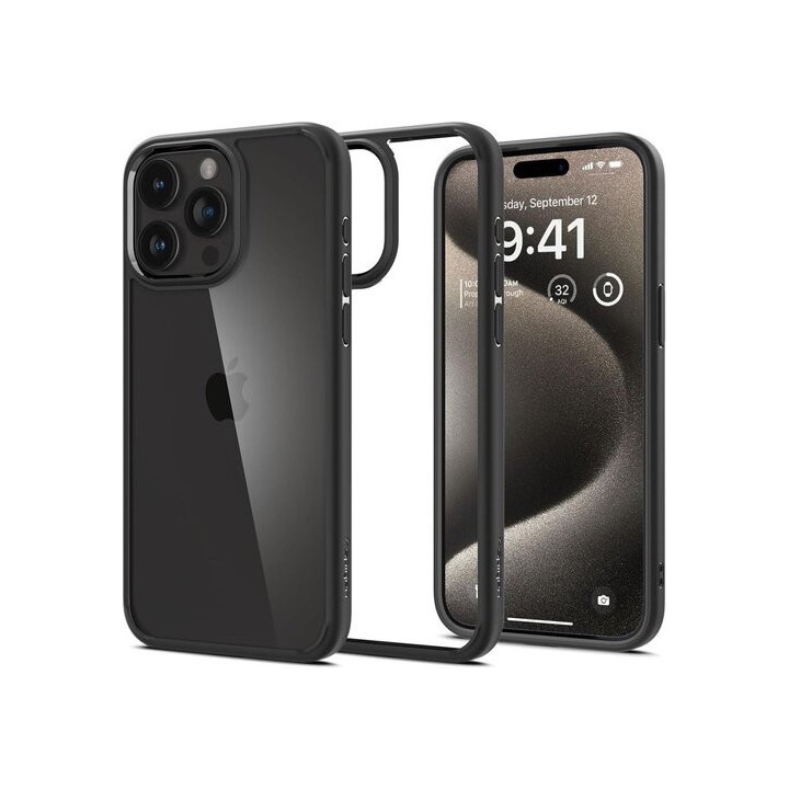 SPIGEN ULTRA HYBRID PHONE 15 PRO BLACK