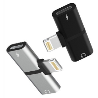 ADAPTER HOCO 2W1 LIGHTNING+ HF/AUDIO JACK BOX