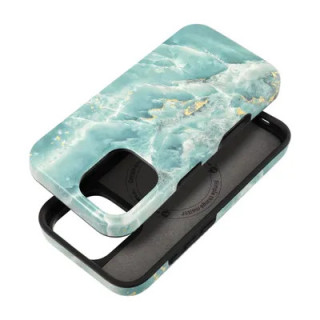 CASE FORCELL MIRAGE MAGS IPHONE 16 GREEN MARBLE