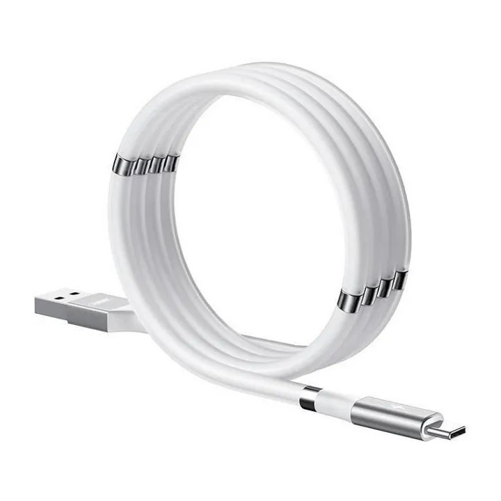 KABEL REMAX USB TYP-C Z MAGNESEM WHITE