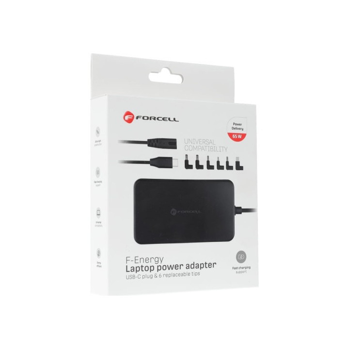 FORCELL LAPTOP POWER ADAPTER USB-C+6 65W