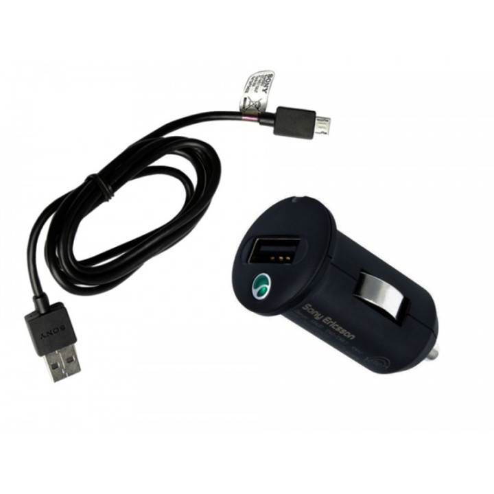 ŁADOWARKA ORYG SAMOCH. SONY +USB ec450