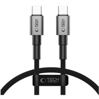 KABEL TECH USB-C DO USB-C 50CM 5A 100W BLACK