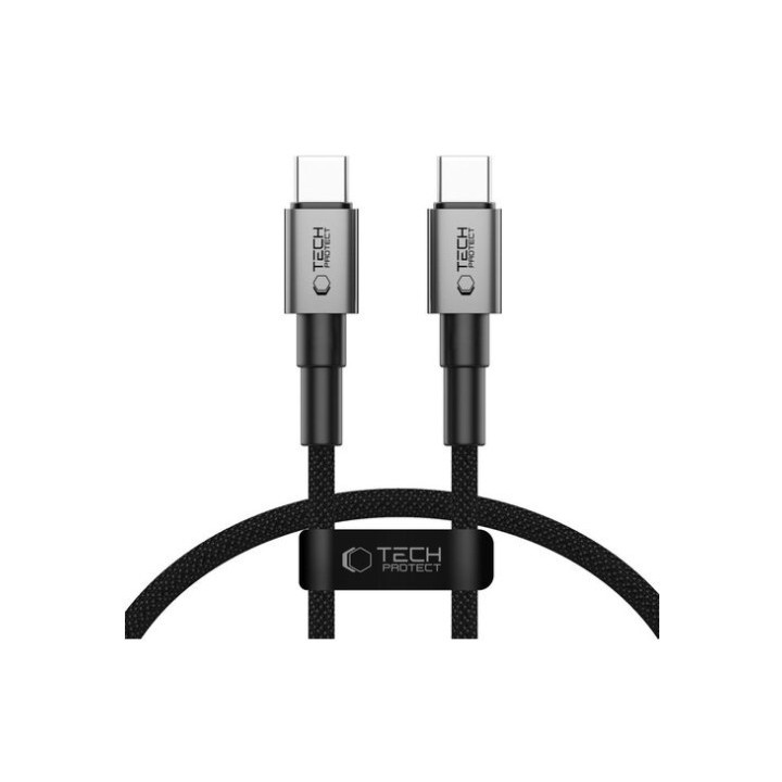 KABEL TECH USB-C DO USB-C 50CM 5A 100W BLACK