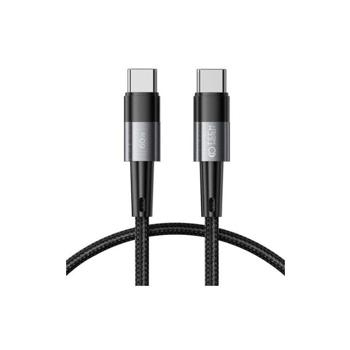 KABEL TECH USB-C DO USB-C 25CM 3A 60W