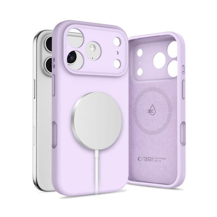CASE TECH SILICON MAG IPHONE 17 PRO MAX MAUVE