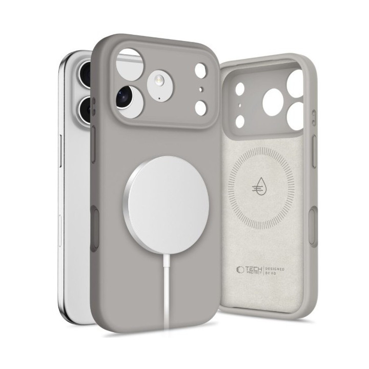 CASE TECH SILICON MAG IPHONE 17 PRO MAX GRAY