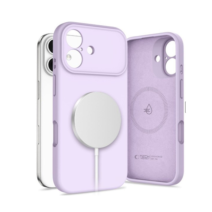 CASE TECH SILICON MAG IPHONE 17 MAUVE