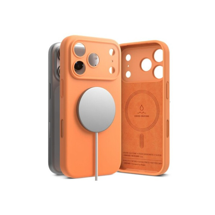 CASE RINGKE SILICON MAG IPHONE 17 PRO TANGERINE