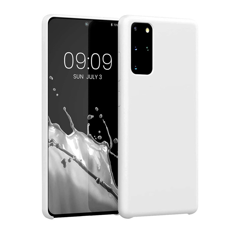 SILICON COVER SAM GALAXY S20 PLUS WHITE