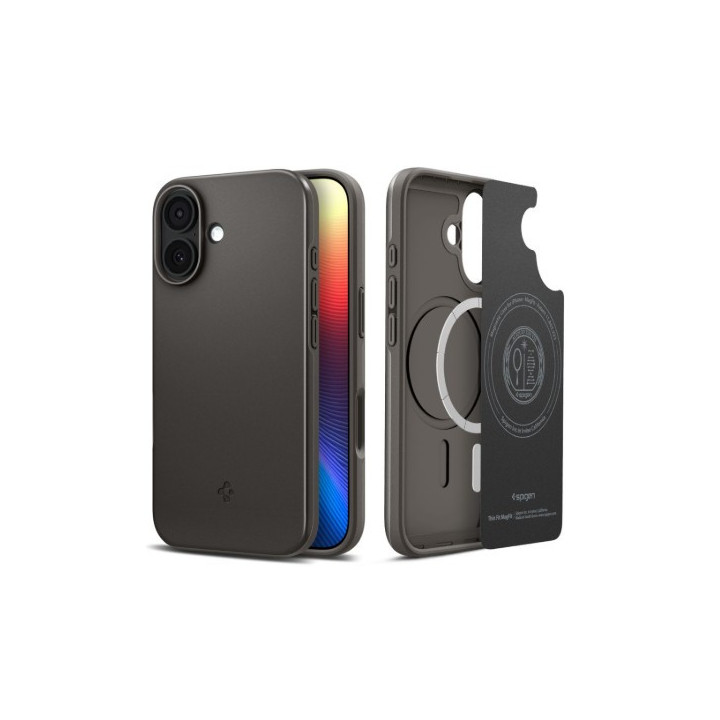 SPIGEN THIN FIT MAGSAFE IPHONE 17 GUNMETAL
