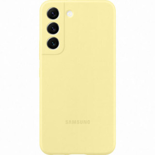COVER SILICON SAM GALAXY S22 YELLOW