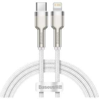 KABEL BASEUS METAL USB TYP C DO LIGHTNING 1M WHITE