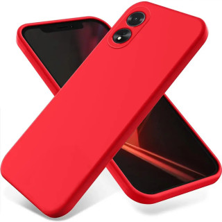 CASE SILICON OPPO A38 RED