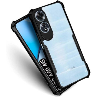 CASE ANTI-DROP OPPO A60 4G CLEAR BLACK