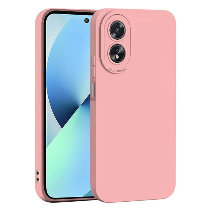 CASE SILICON OPPO A60 4G PINK