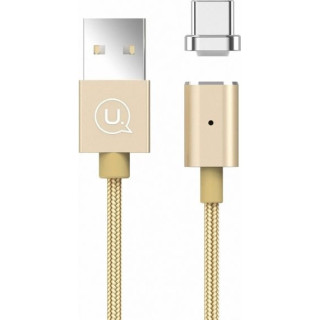 KABEL MAGNETYCZNY USAMS USB-C 1,2M 2A GOLD