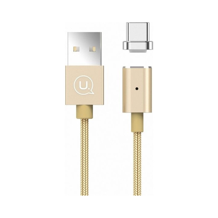 KABEL MAGNETYCZNY USAMS USB-C 1,2M 2A GOLD