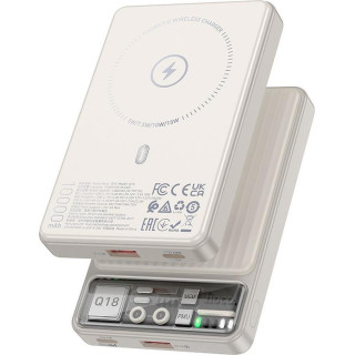 POWER BANK HOCO MAGSAFE 10 000MAH 22,5W WHITE
