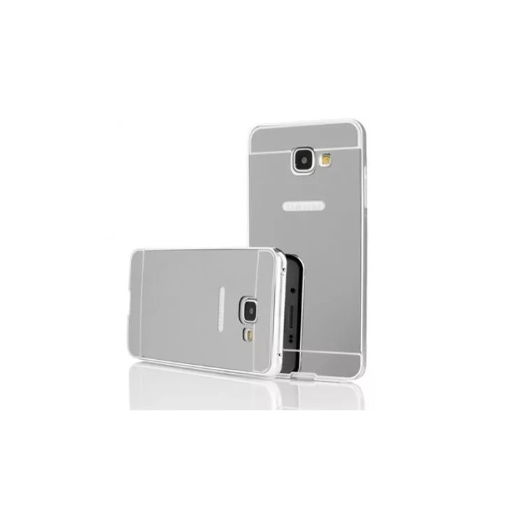 BACK CASE MIRROR SAM GALAXY A3 2016 SZARY
