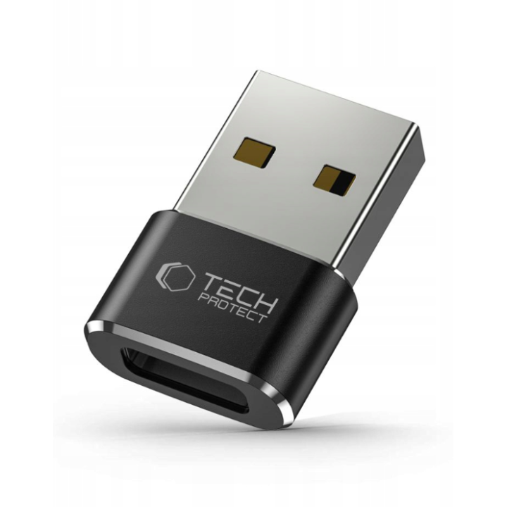 ADAPTER TYP-C DO USB-A BLACK