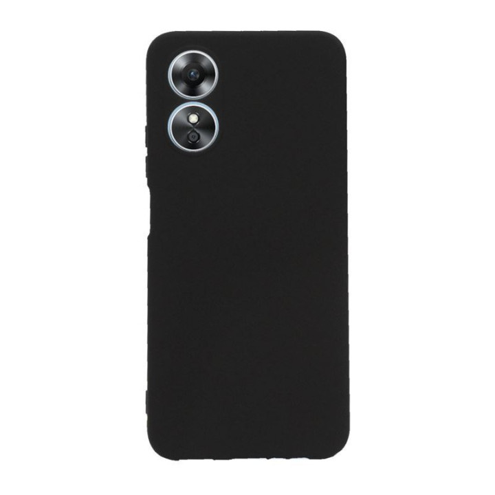 CASE SILICON OPPO A17 BLACK