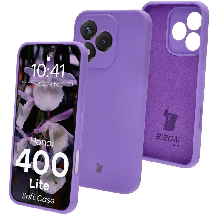 CASE BIZON SOFT HONOR 400 LITE PURPLE