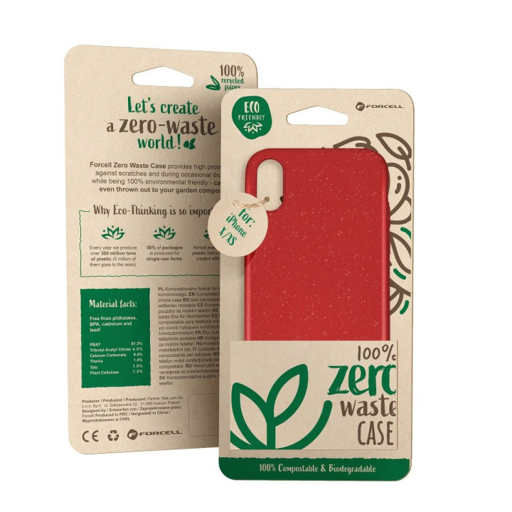 CASE BIO ZERO WASTE SAM GALAXY NOTE 10 RED