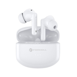 SŁUCHAWKI FORCELL BLUETOOTH F-AUDIO CLEAR WHITE