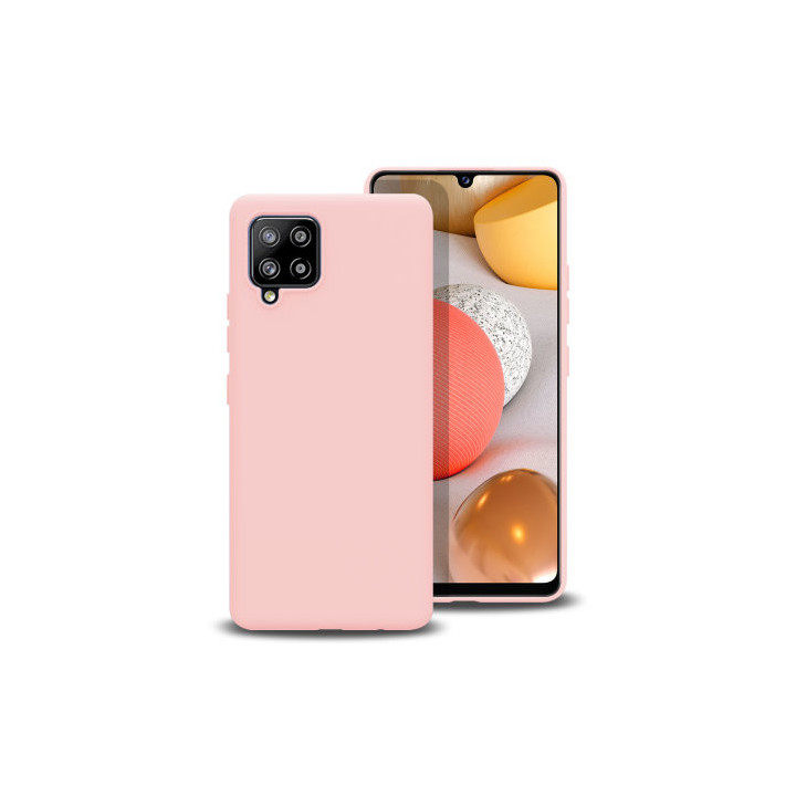 CASE SILICON SAM GALAXY A42 5G PINK