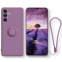 CASE SILICON RING SAM GALAXY S23 FE PURPLE