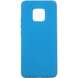 CASE SILICON HUAWEI MATE 20 PRO BLUE