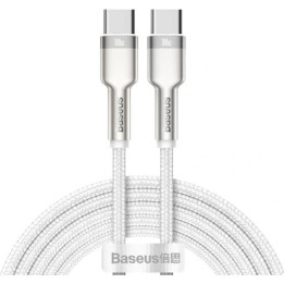 KABEL BASEUS USB-C DO USB-C PD100W 2M WHITE