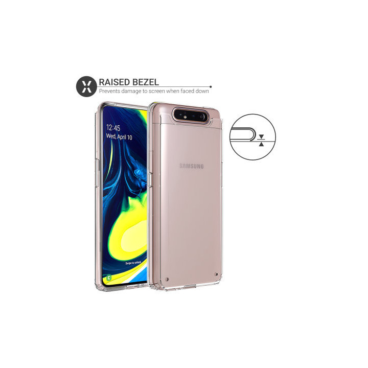 CASE PURO NUDE SAM GALAXY A80 CLEAR