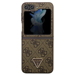 GUESS TRIANGLE STRASS SAM GALAXY Z FLIP 5 BROWN