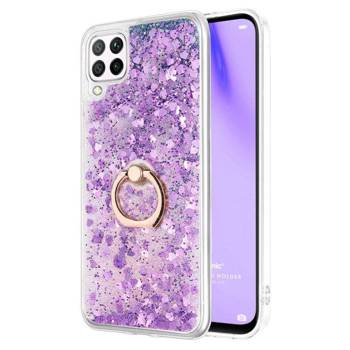 CASE LIQUID GLOW HUAWEI P40 LITE E PURPLE