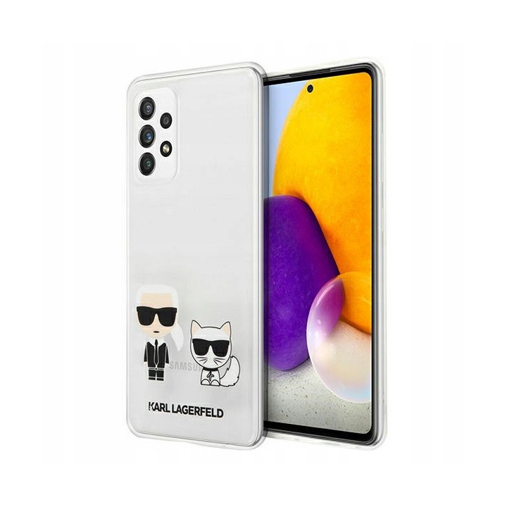 ETUI KARL LAGERFELD SAM GALAXY A52 CAT CLEAR
