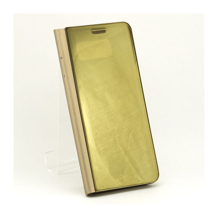 FLIP CLEAR WALLET SAM GALAXY J5 2016 GOLD