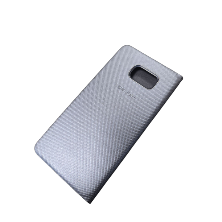 ETUI PURO GLITTER SHINE COVER SAM S7 EDGE SILVER