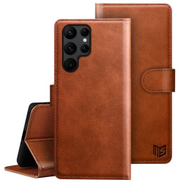 FLIP BOOK NEXERI SAM GALAXY S9 BROWN