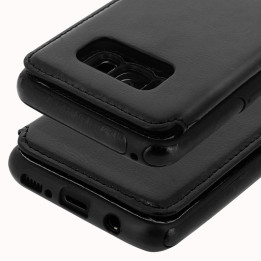 WALLET CASE FORCELL SAM GALAXY S8 PLUS BLACK